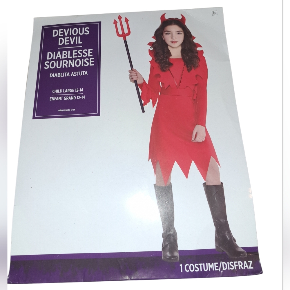 Amscan Devious Devil Girl's Costume